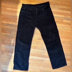 Women’s Levi’s Black Corduroy Pants